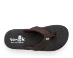 Sanuk Beer Cozy Coaster Dark Brown - Image 6
