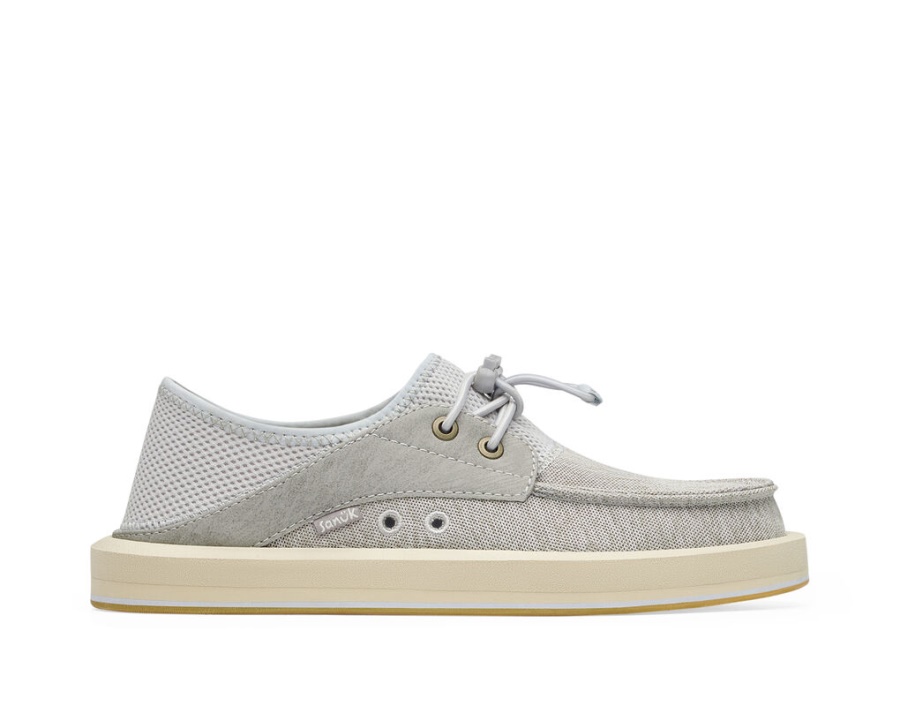 sanuk_boatie_st_grey.jpg Sanuk Boatie St Grey - Image 1