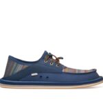 Sanuk Boatie St Print Navy Coastal Stripe