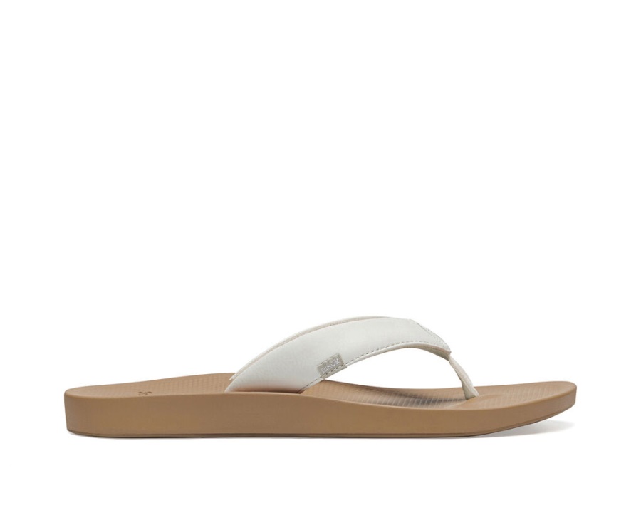 sanuk_cosmic_yoga_matsynthetic_white_tan.jpg Sanuk Cosmic Yoga Mat(Synthetic) White-Tan - Image 1