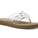 Sanuk W Yoga Sandy Tan-White