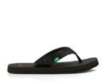 Sanuk Yoga Glitter Black